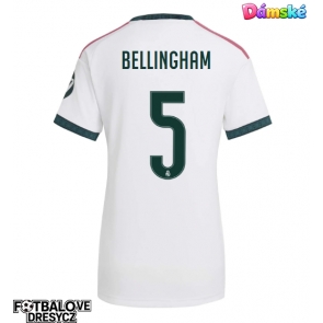 Real Madrid Jude Bellingham #5 Dámské Domácí Dres 2026-27 Krátký Rukáv Real Madrid Jude Bellingham #5 Dámské Domácí Dres 2026-27 Krátký Rukáv